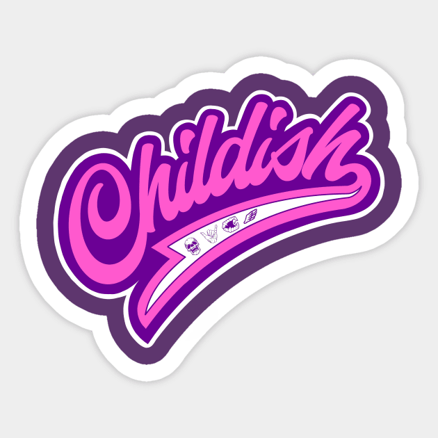 Tgf childish online sticker